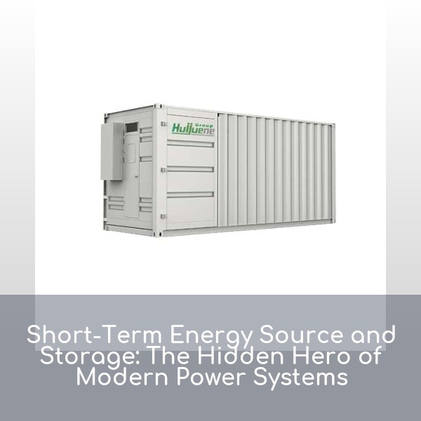 Short-Term Energy Source and Storage: The Hidden Hero of Modern Power Systems